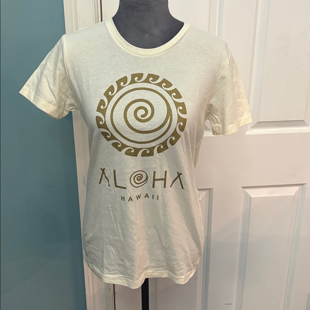 Aloha Hawaii Cream T-Shirt